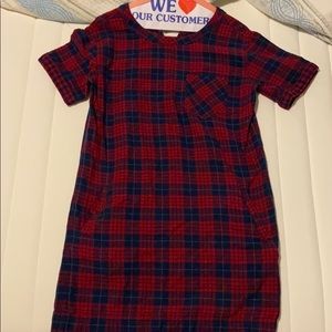 Madewell plaid dress